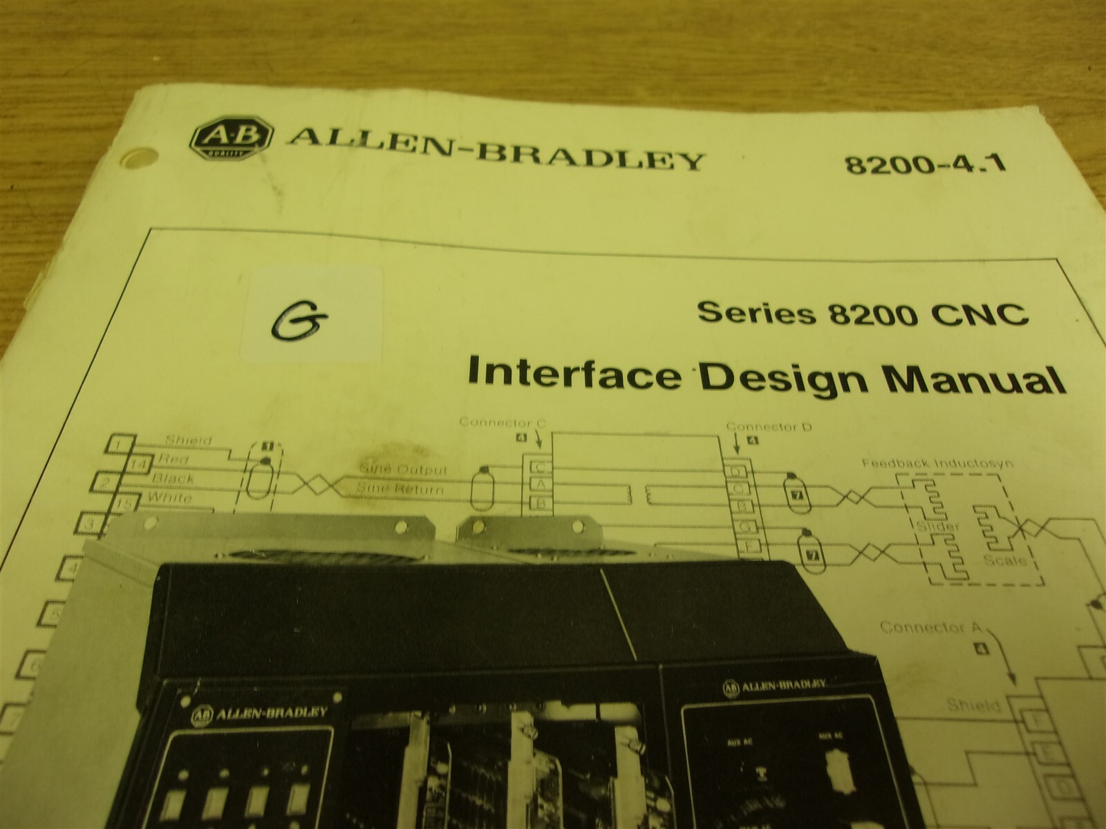 Allen Bradley 8200-4-1 Series 8200 CNC Interface Design Manual “G”