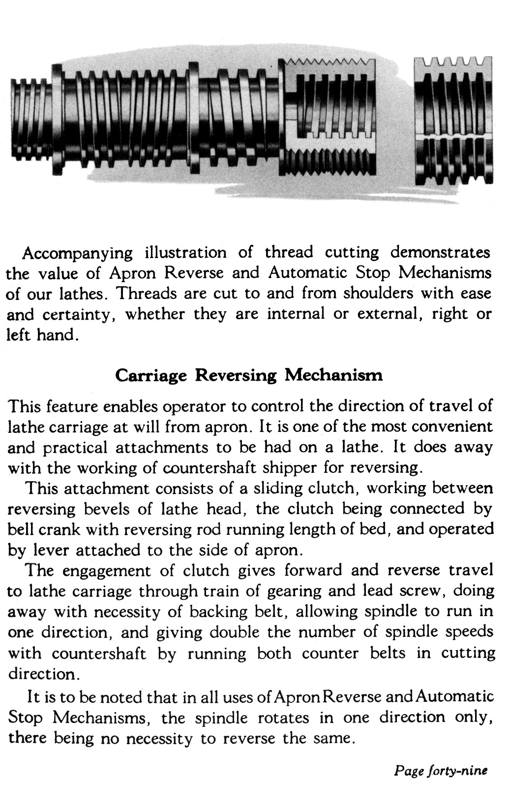 HENDEY Geared & Coned Head Metal Lathe Operators Handbook Gear Chart Manual 0356