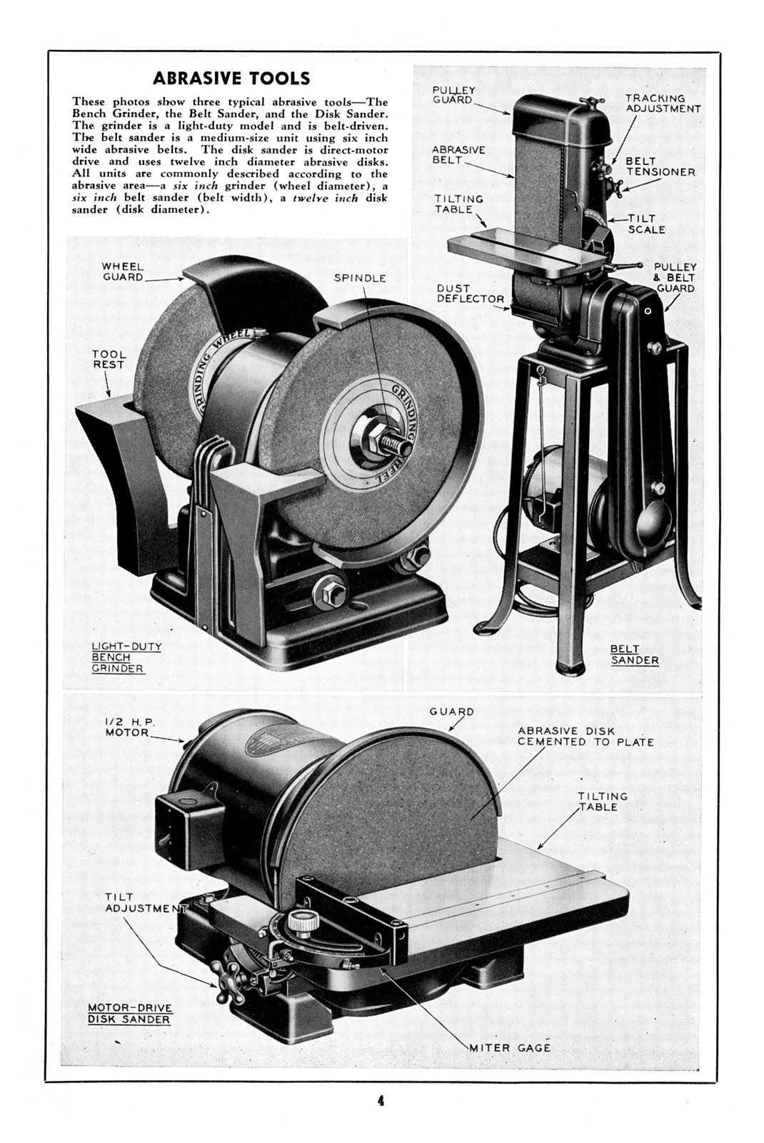 DELTA Getting Most Out of Your Abrasive Tools Sanders Grinders Book Manual 0211