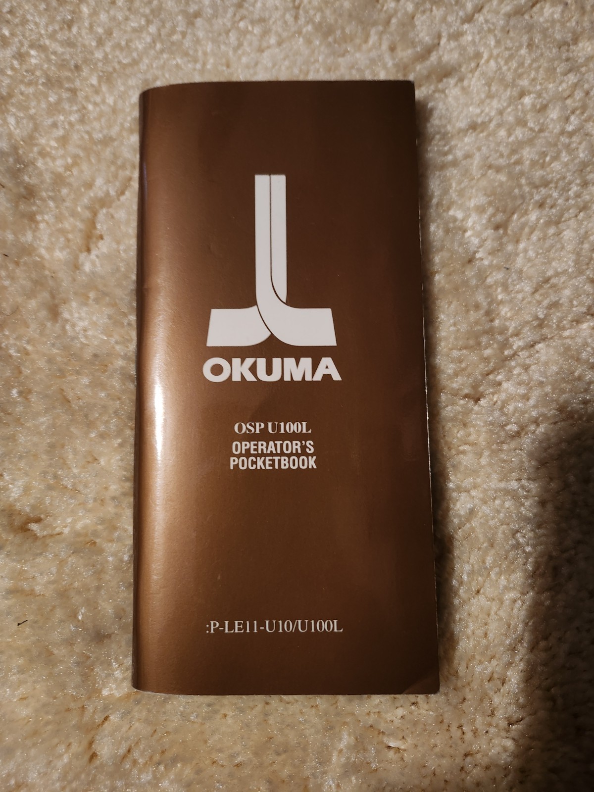 Okuma OSP U100L Operator’s Pocketbook Manual P-LE11-U10/U100L