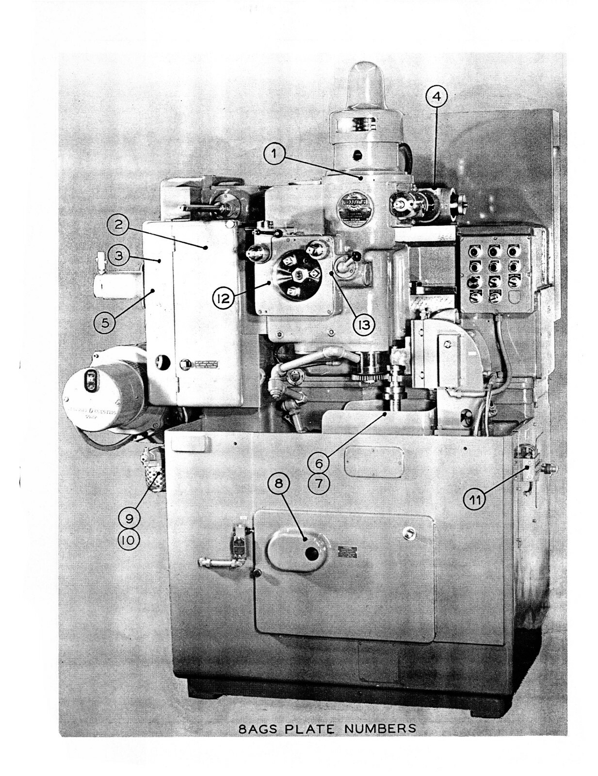Fellows #8AGS Gear Shaper Parts List Manual #1733