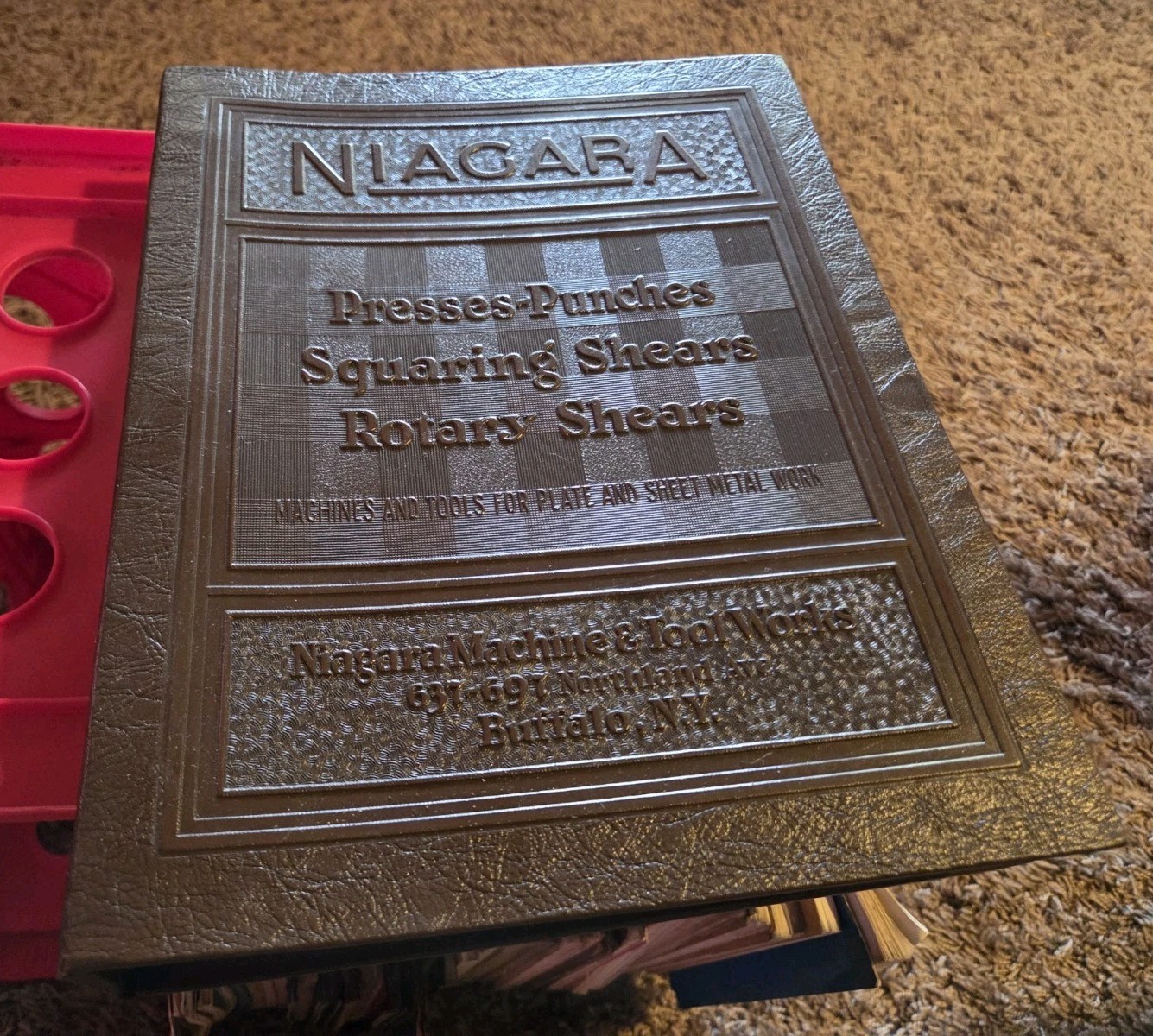Niagara Machine & Tool Works Catalog Lot book PRESSES PUNCHES SHEARS Machinist