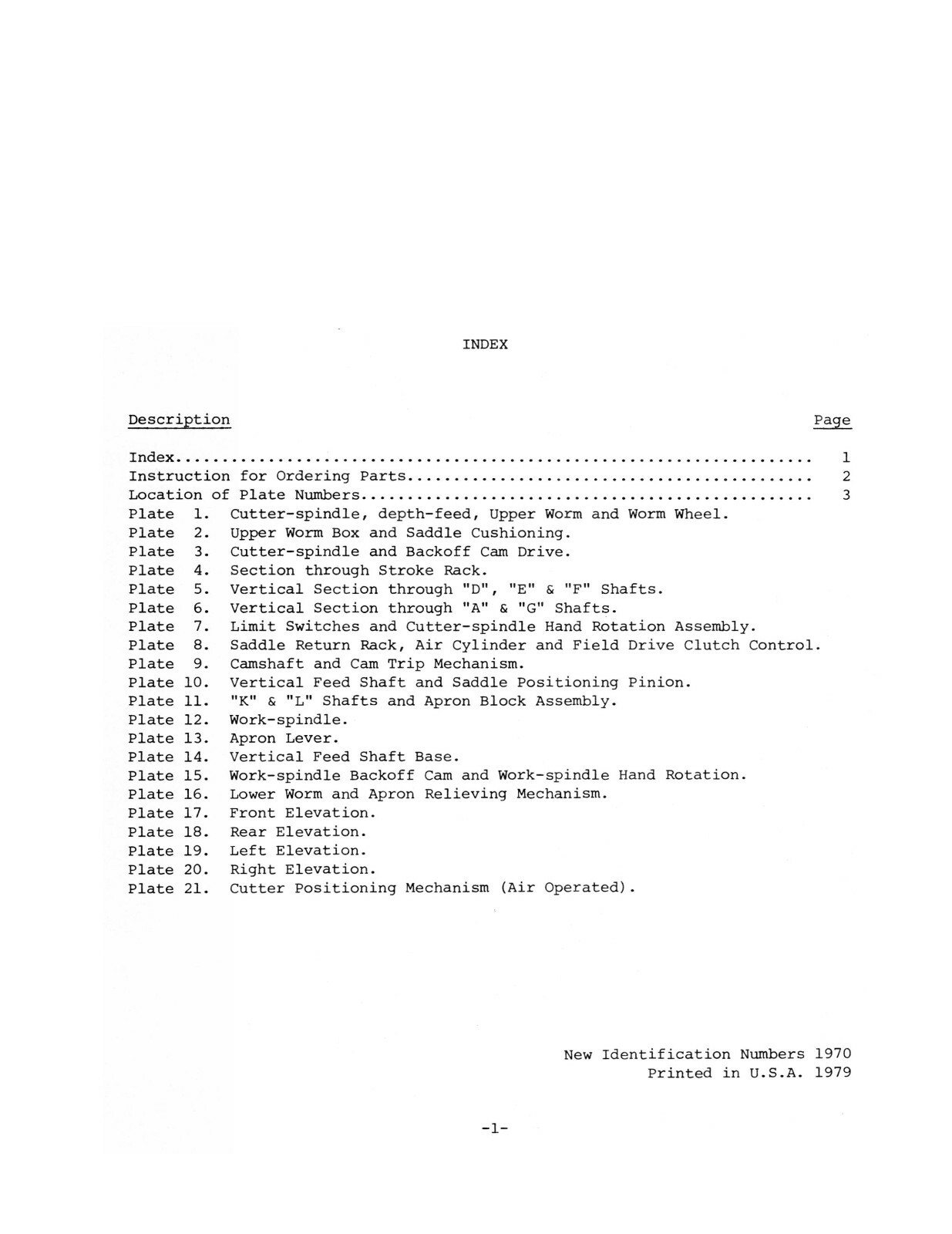 Fellows #4AGS Gear Shaper Parts Manual #1731