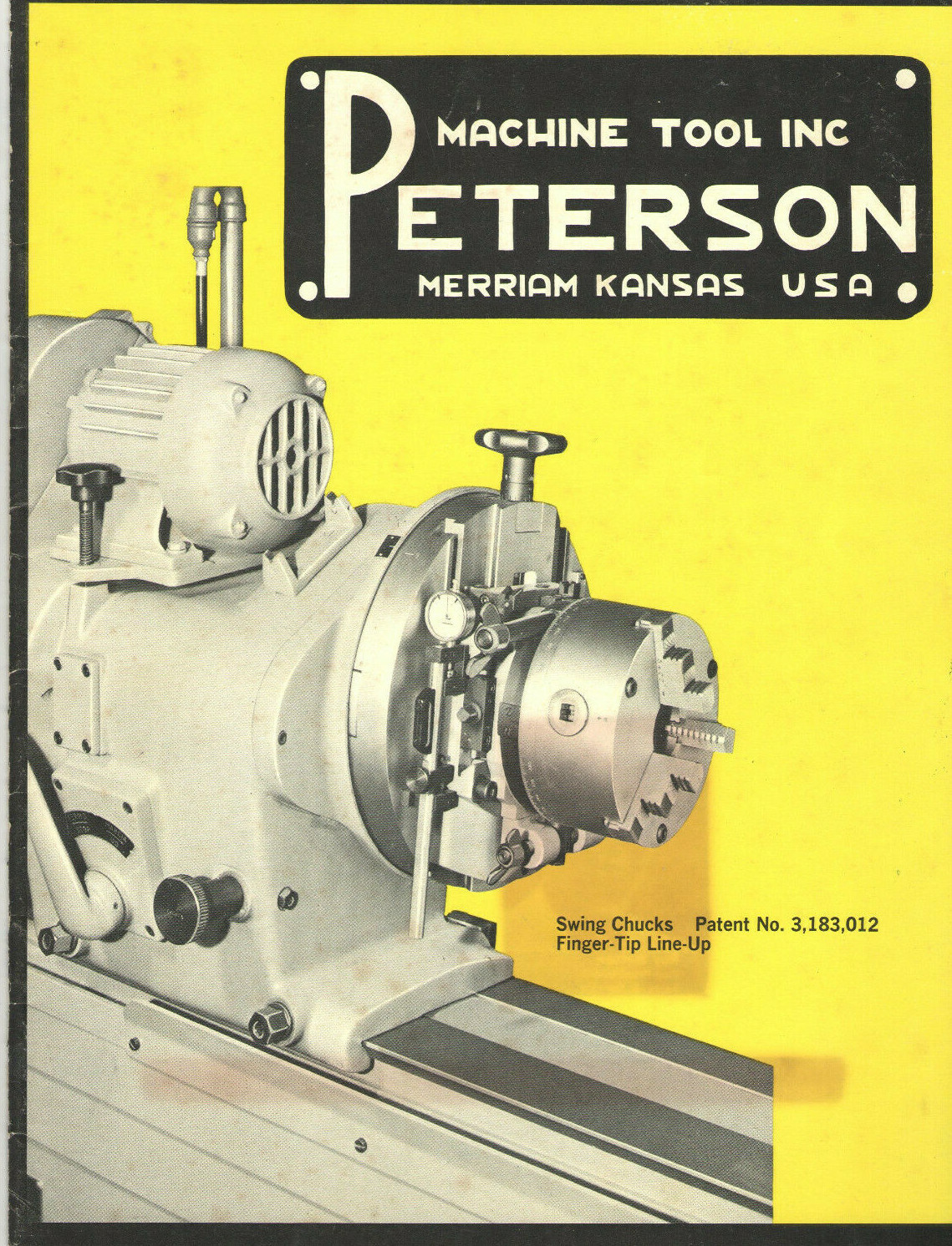 VINTAGE 1960s PETERSON MACHINE TOOL CATALOG! MERRIAM, KS! FOR THE AUTO INDUSTRY!