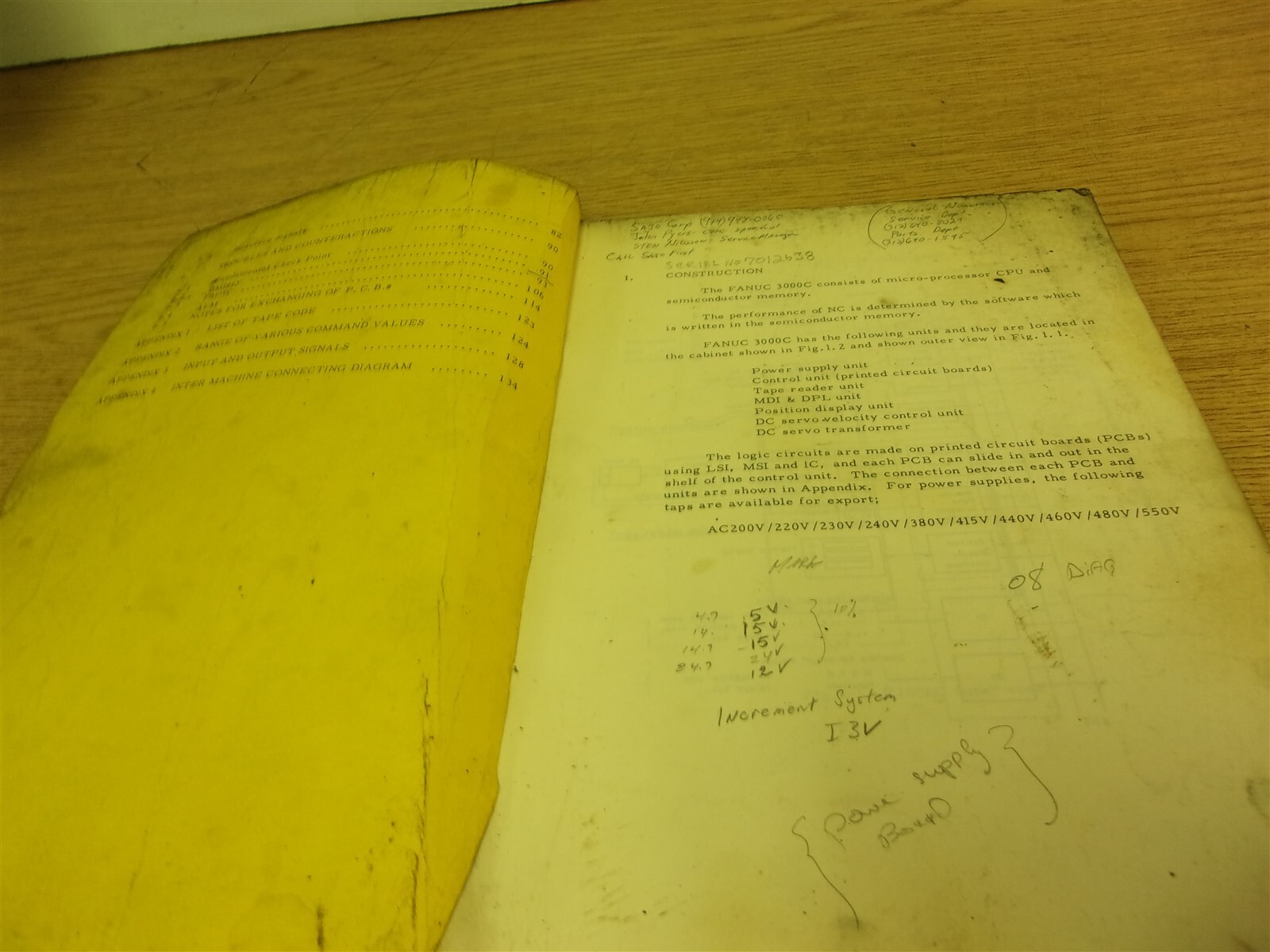Fanuc 3000C Maintenance Manual B-51521E/06 *FREE SHIPPING*