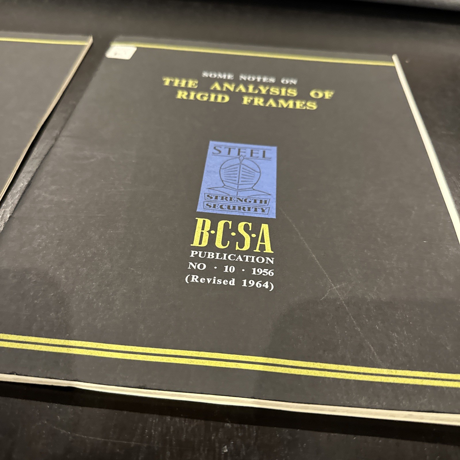 BCSA Steel Technical Guides 1960s English Origin Frames