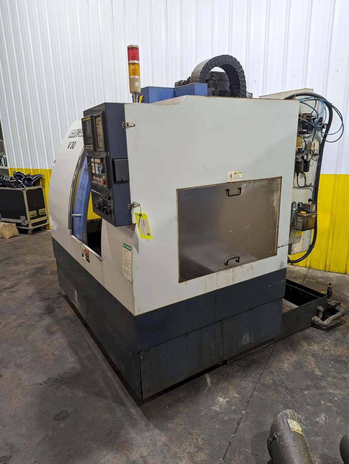 LEADWELL MODEL #V-30 CNC VERTICAL MACHINING CENTER: STOCK #19428