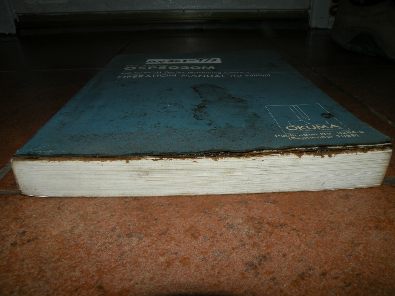 Okuma OSP5020M MC-V / MC-H Series Machining Centers Operation Manual 3354-E