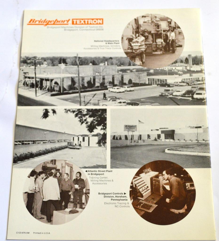 BRIDGEPORT C-123 BTC II MACHINE BROCHURE