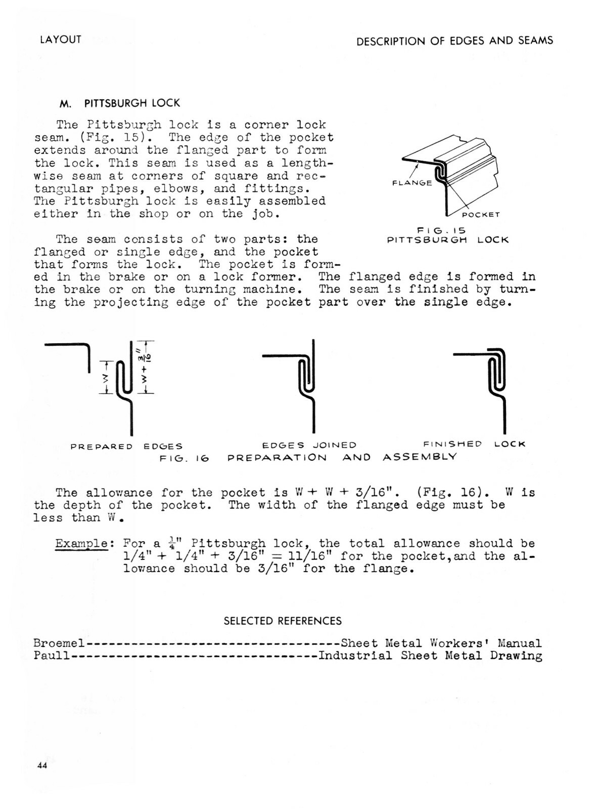 Sheet Metal Working Series Measurement & Layout Instruction Manual #1322