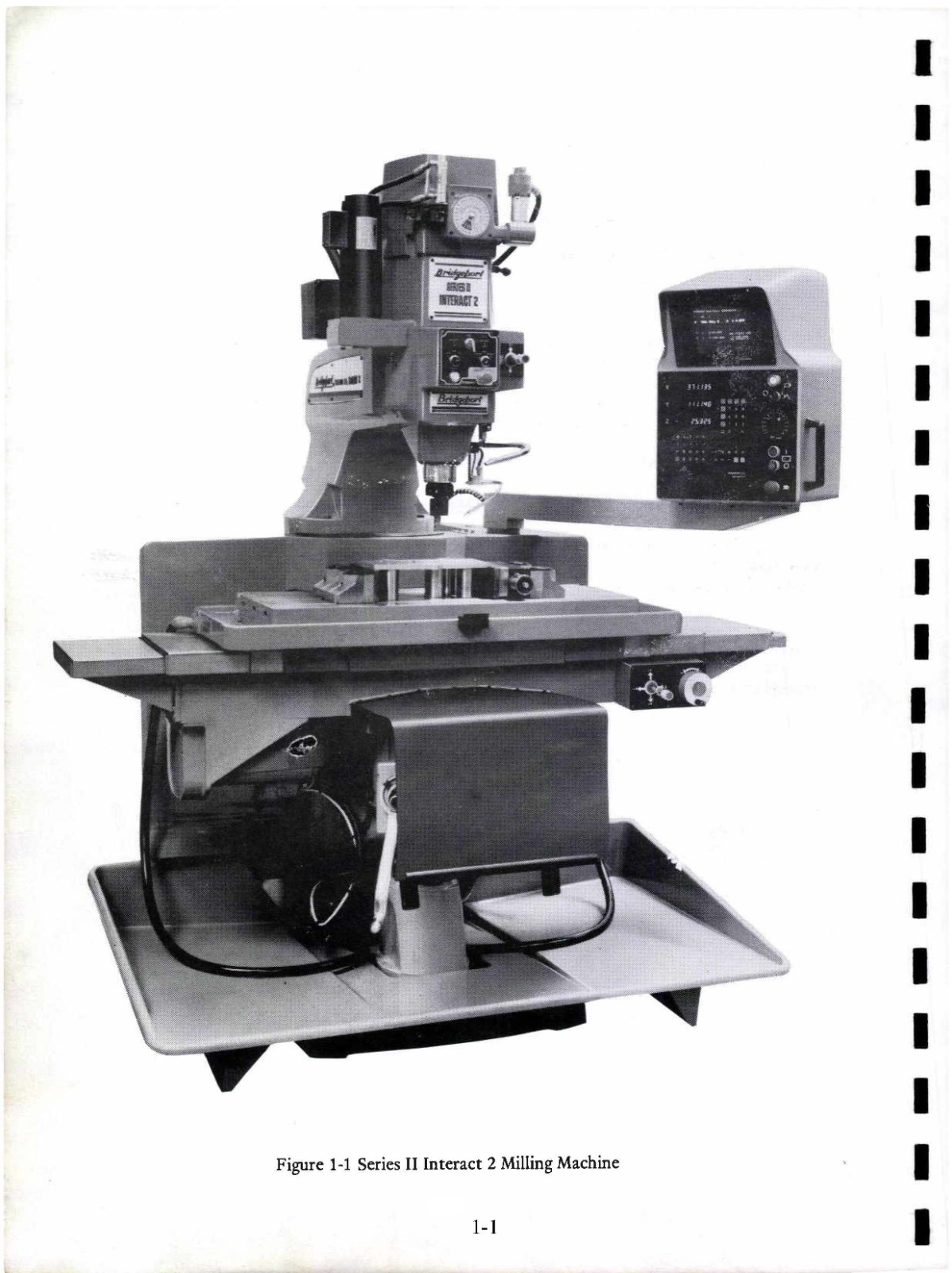 2 MILLING MACHINE OPERATOR INST. MANUAL FITS BRIDGEPORT SERIES II INTERACT 2 SII