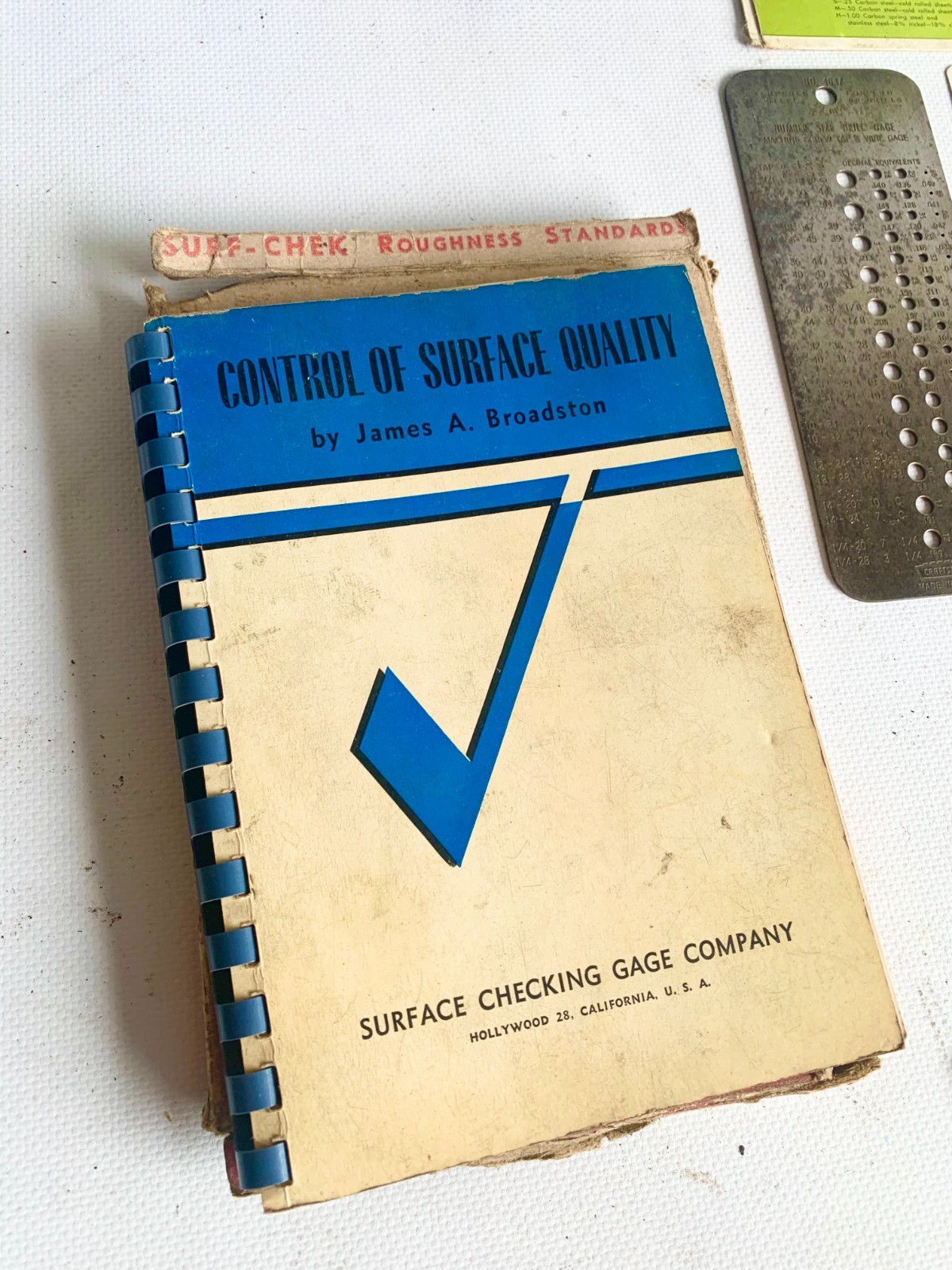 Vintage Machinist Reference Lot Calculators Slide Rules Gage Book Tool Guides