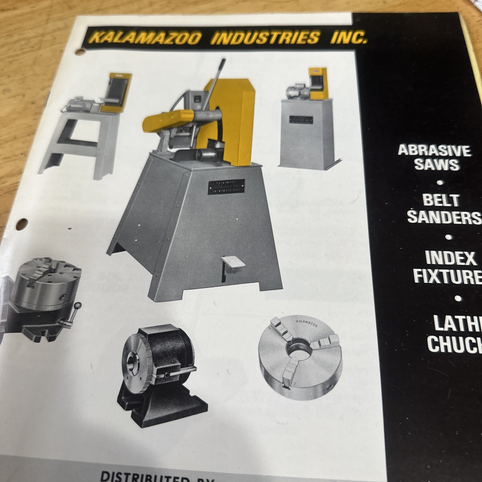 Kalamazoo Industrial Abrasive Saws Catalog A86