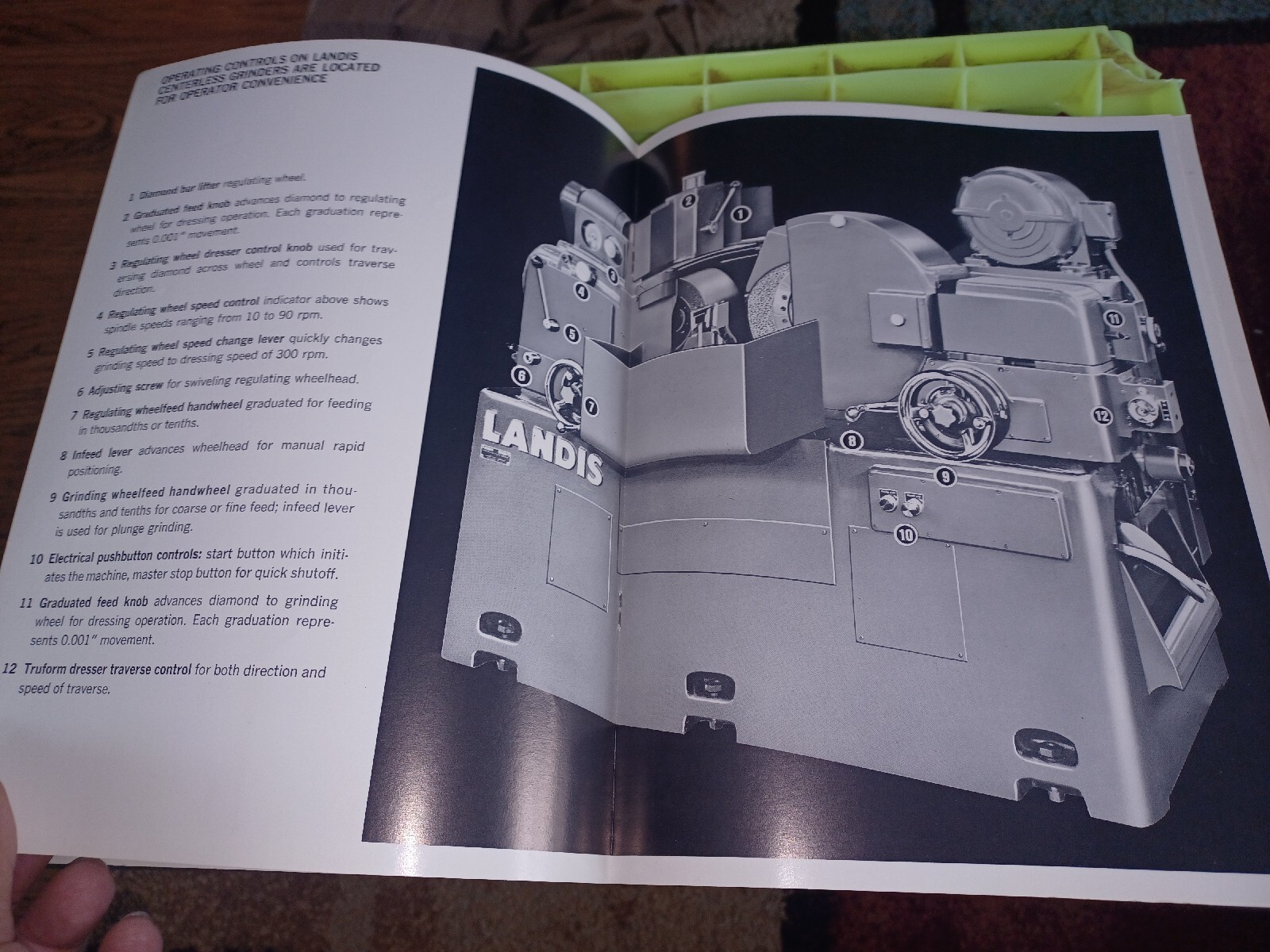 LANDIS PRECISION CENTERLESS GRINDERS MACHINES BOOK CATALOG Teledyne MACHINIST