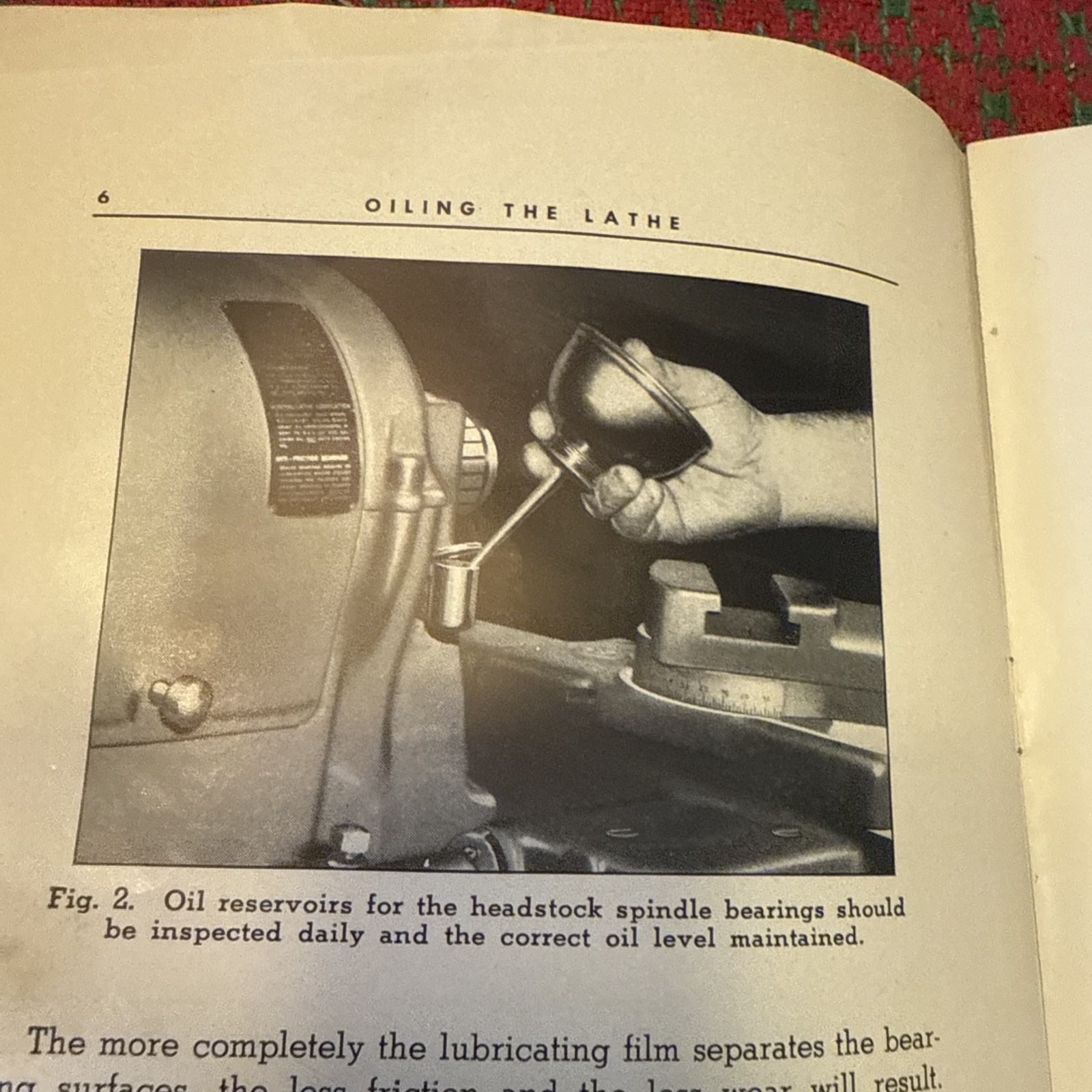 Lathe Manual 1946 South Bend No. H-2 – Oiling the Lathe USA 🇺🇸 Original