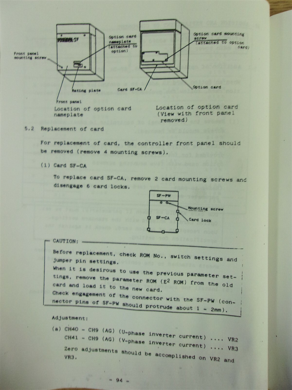 Mitsubishi Freqrol-SF AC Spindle Drive M0460-ES Maintenance Manual