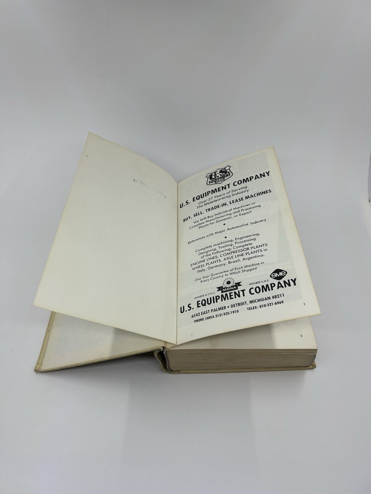 Serial Number Reference Book Metalworking Machinery 5th Ed 1973-74 Vintage