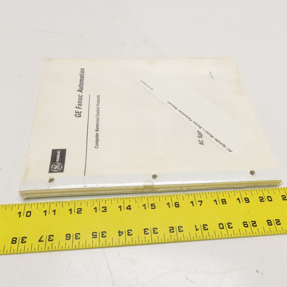 GE Fanuc GFZ-65160E/01 CNC Servo AC Spindle Motor a Series Parameter Manual