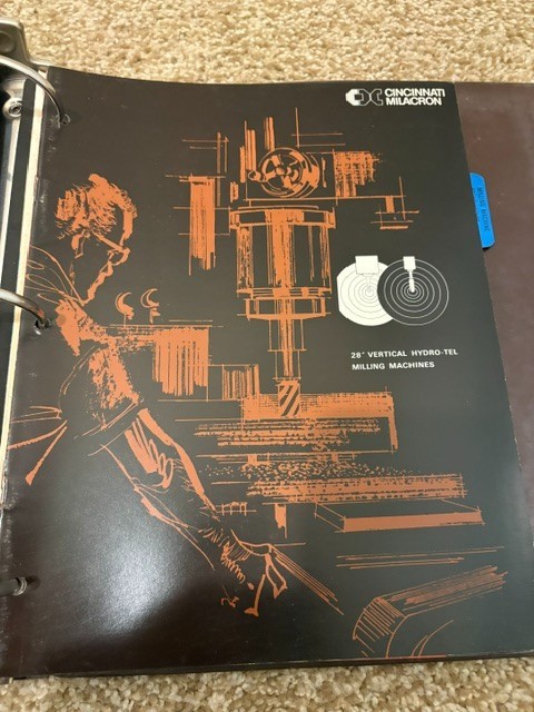 Vintage Cincinnati Milling Milacron Machine Company Salesman Binder Catalog