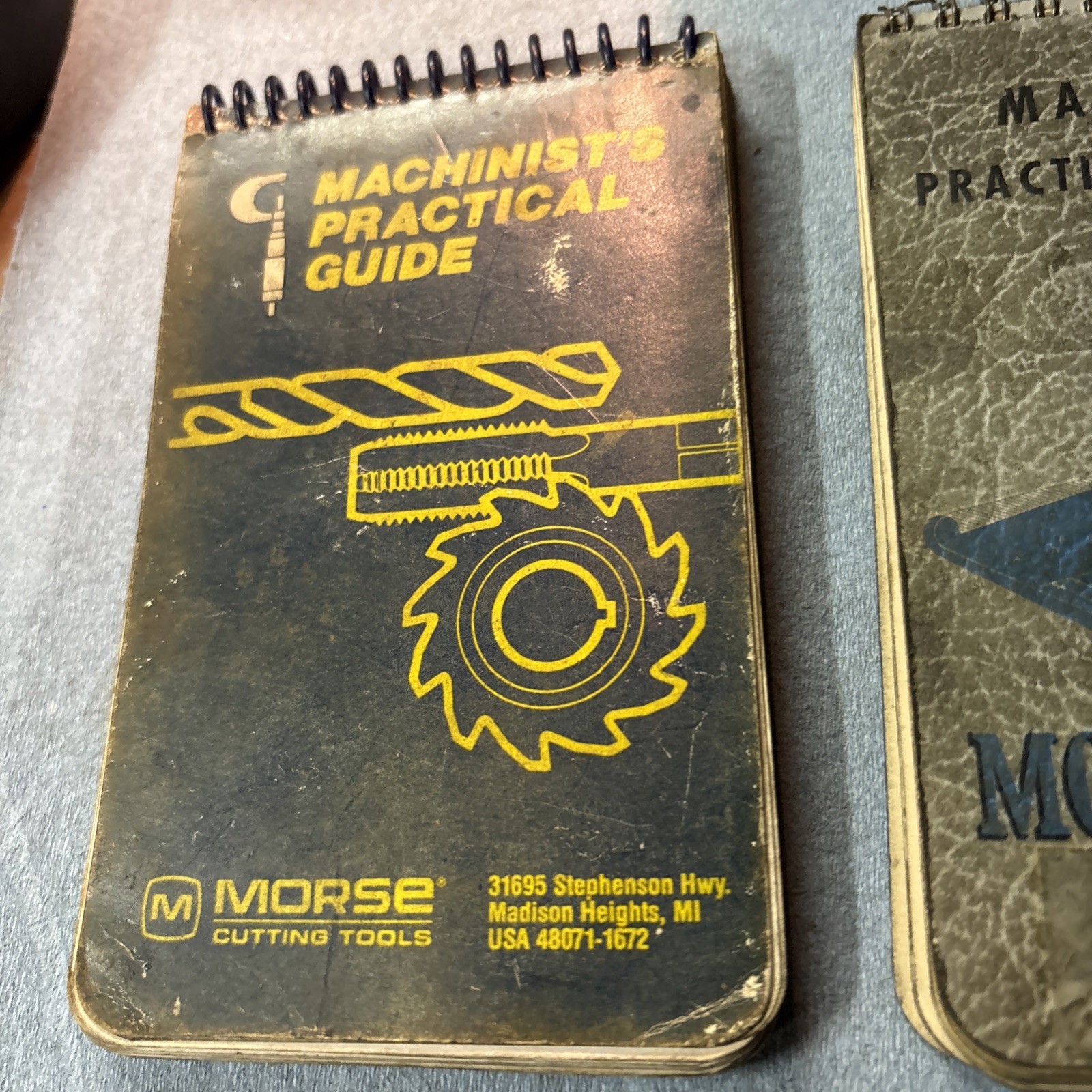 Machinist’s Practical Guide Pocket Manual Handbook Blue Book Toolbox Morse