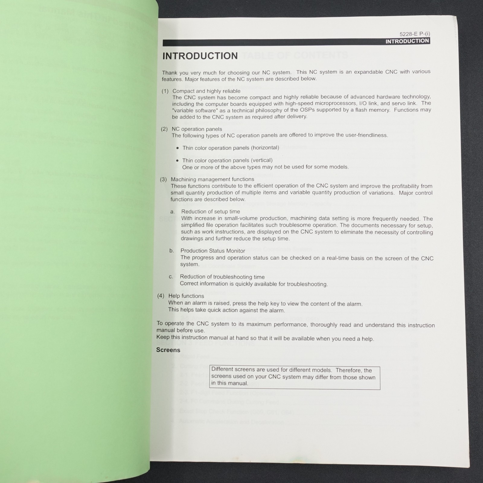 Okuma Programming Manual CNC Systems Pub No ME33-018 PB 11th Edition Acceptable