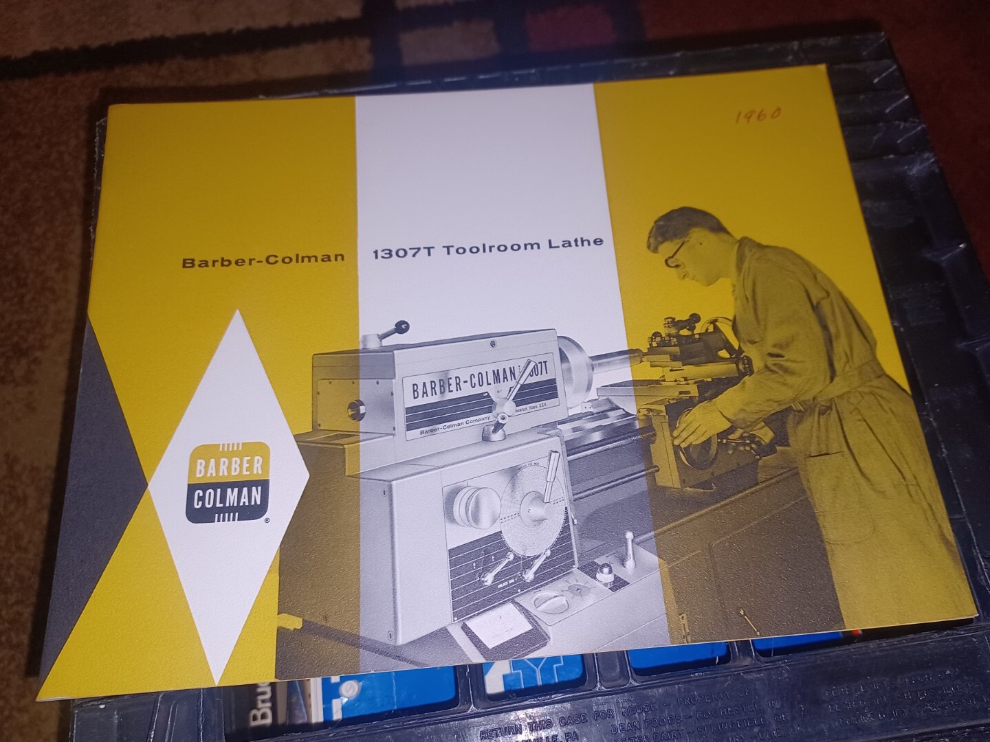 1960 BARBER COLMAN MODEL 1307t Toolroom LATHE Sales CATALOG Book VTG Machinist