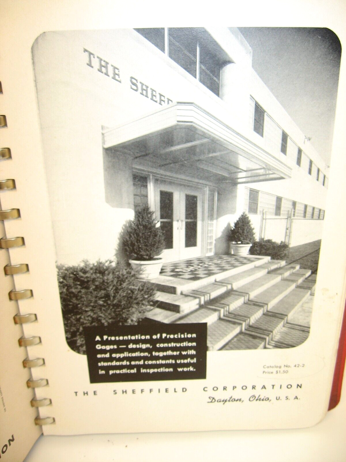 1943 Sheffield Gages Catalog 42-0, Sheffield Corporation, Dayton, Ohio