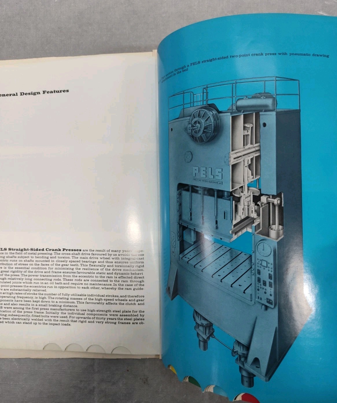 Richter Presses Pels Advertising Brochure Industrial Metal Working Machinery Vtg