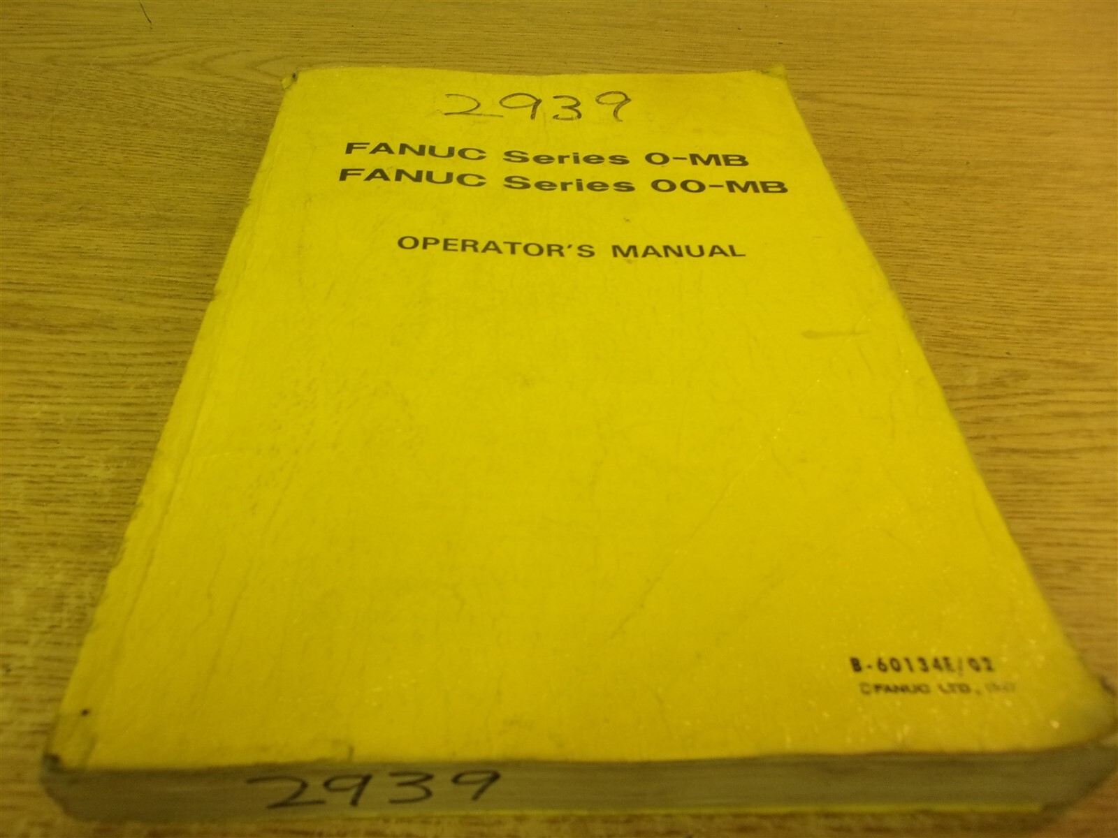 GE Fanuc Series 0-MB 00-MB Operator’s Manual B-60134E/02 *FREE SHIPPING*