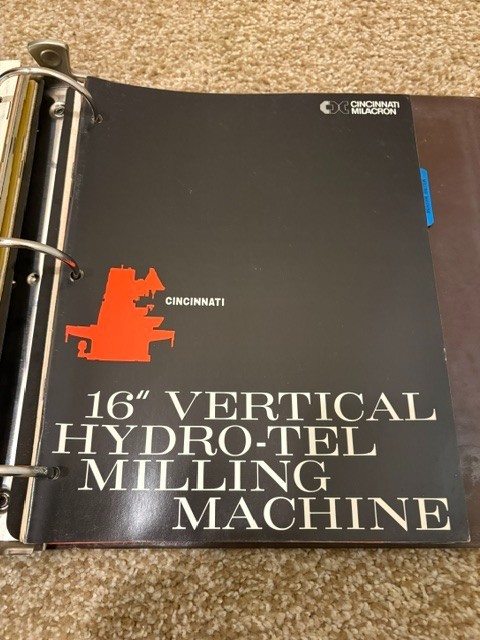Vintage Cincinnati Milling Milacron Machine Company Salesman Binder Catalog