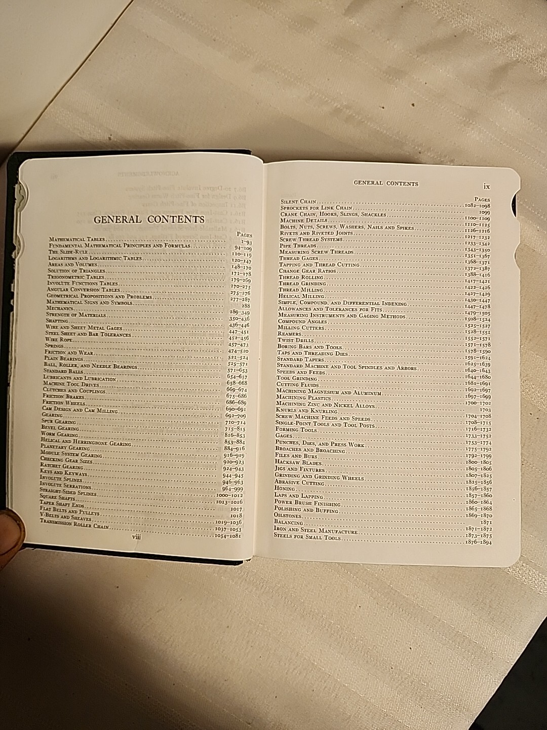 Machinery Handbook Eighteenth Edition Second Printing 1969 Industrial Press Inc