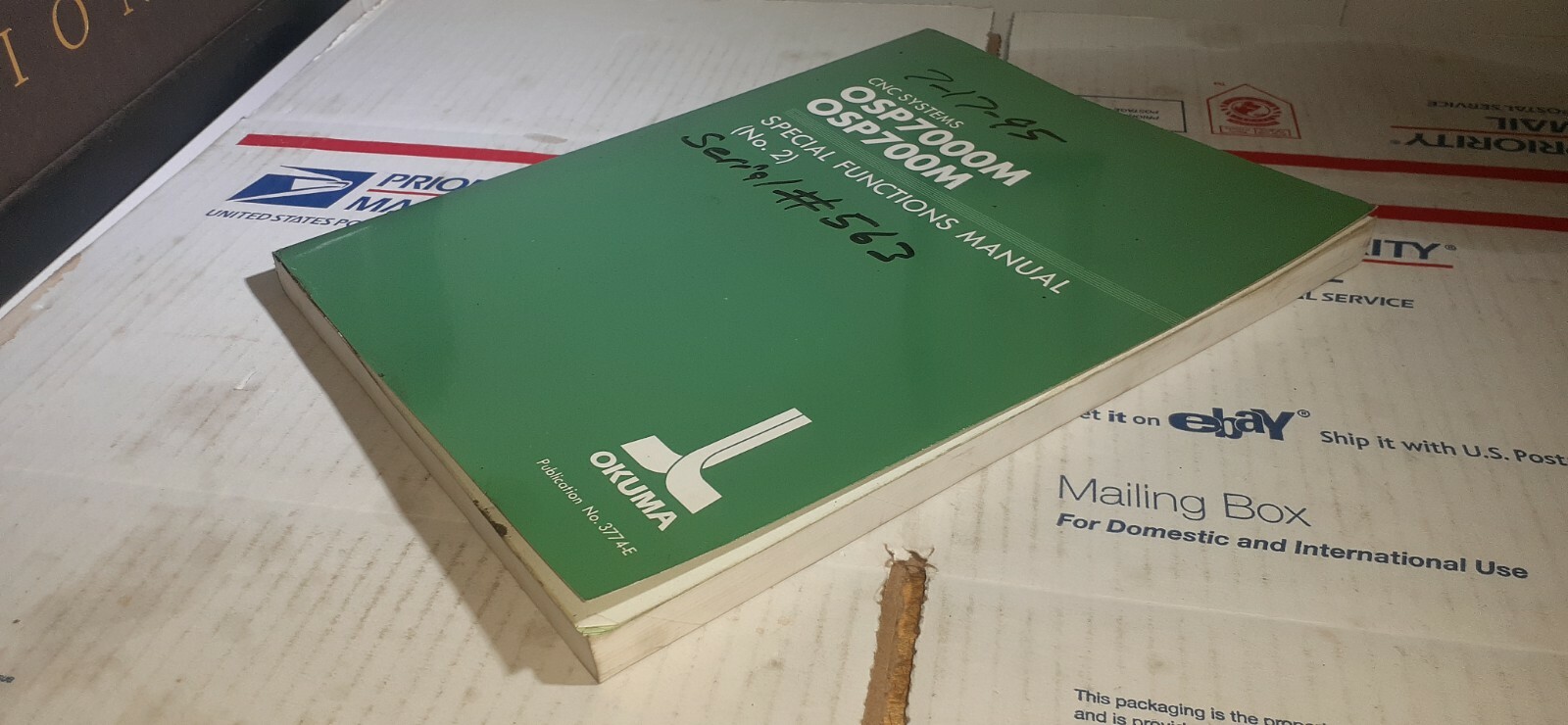 OKUMA OSP7000M OSP700M SPECIAL FUNCTIONS MANUAL (No. 2) 3774-E FastShipping