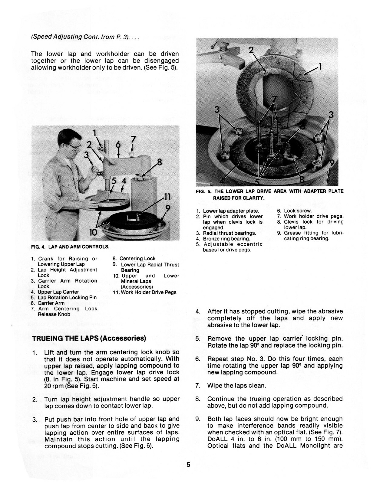DoALL CM-16 & CM-20 Lapping Machines Instruction Manual #1612