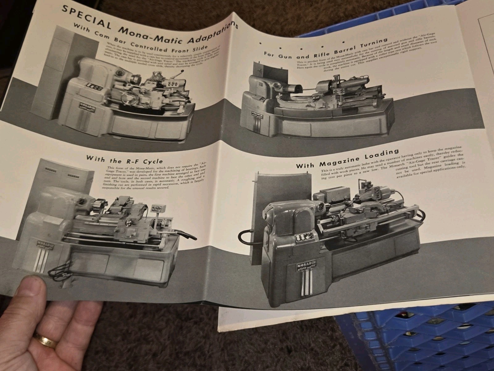 Monarch Machine Tool Co Catalog Mona-Matic Lathes Metal Turning MACHINIST BOOK