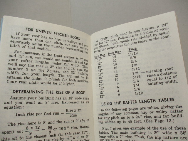 (4) Machinist Helps, SWANSON Speed Square Booklet, Starrett & Lufkin, Drill Gage