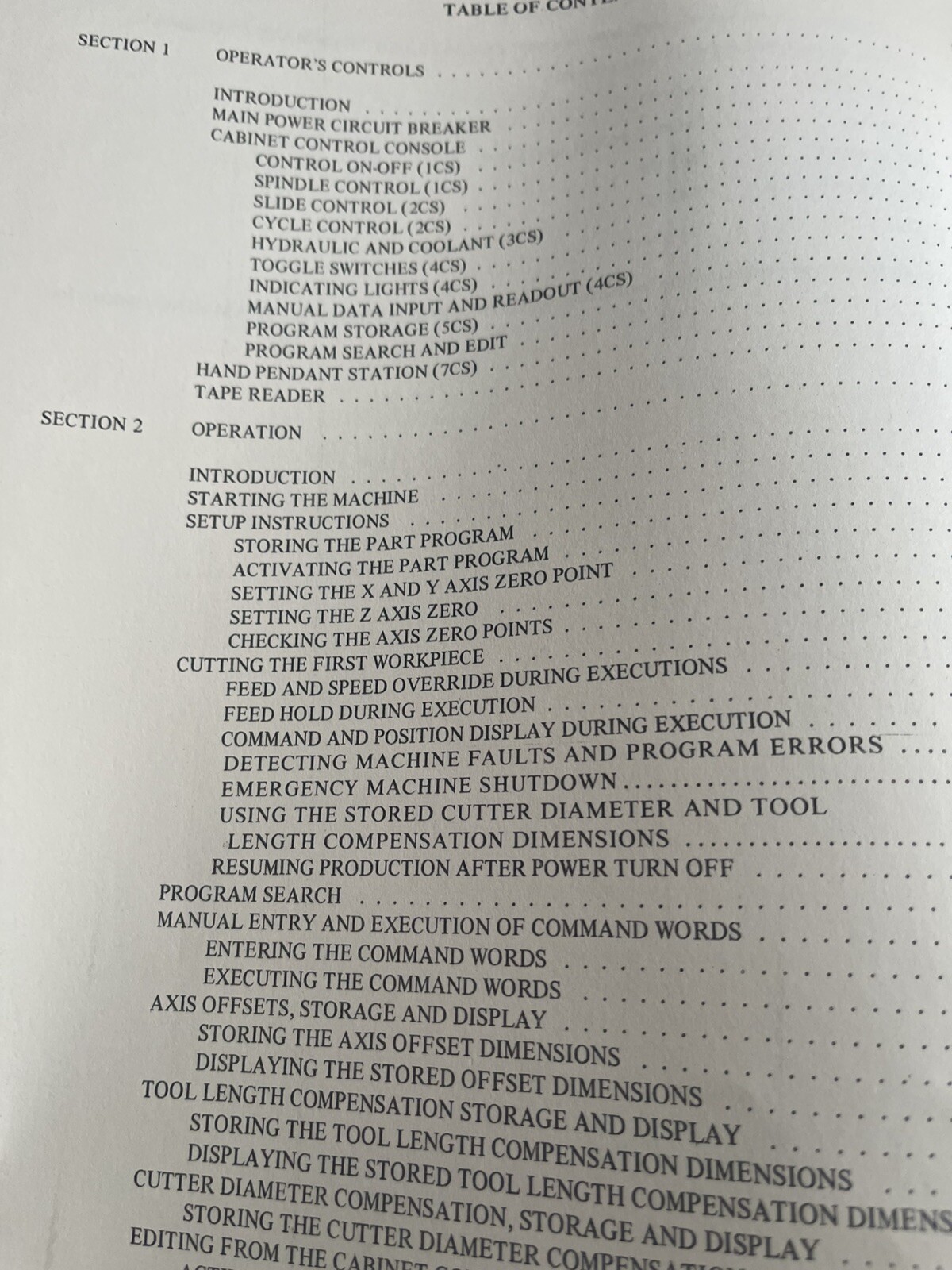 Pratt & Whitney Operator’s Manual for 6400 Series Teammate Control – 3,4,5 Axis