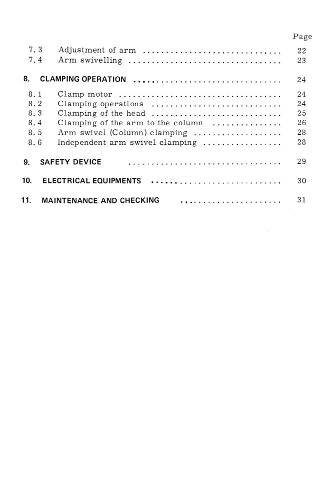 Mazak 5′ X 12″ Hole Master 5-12 Radial Drill Owner Operator Parts Manual 1420