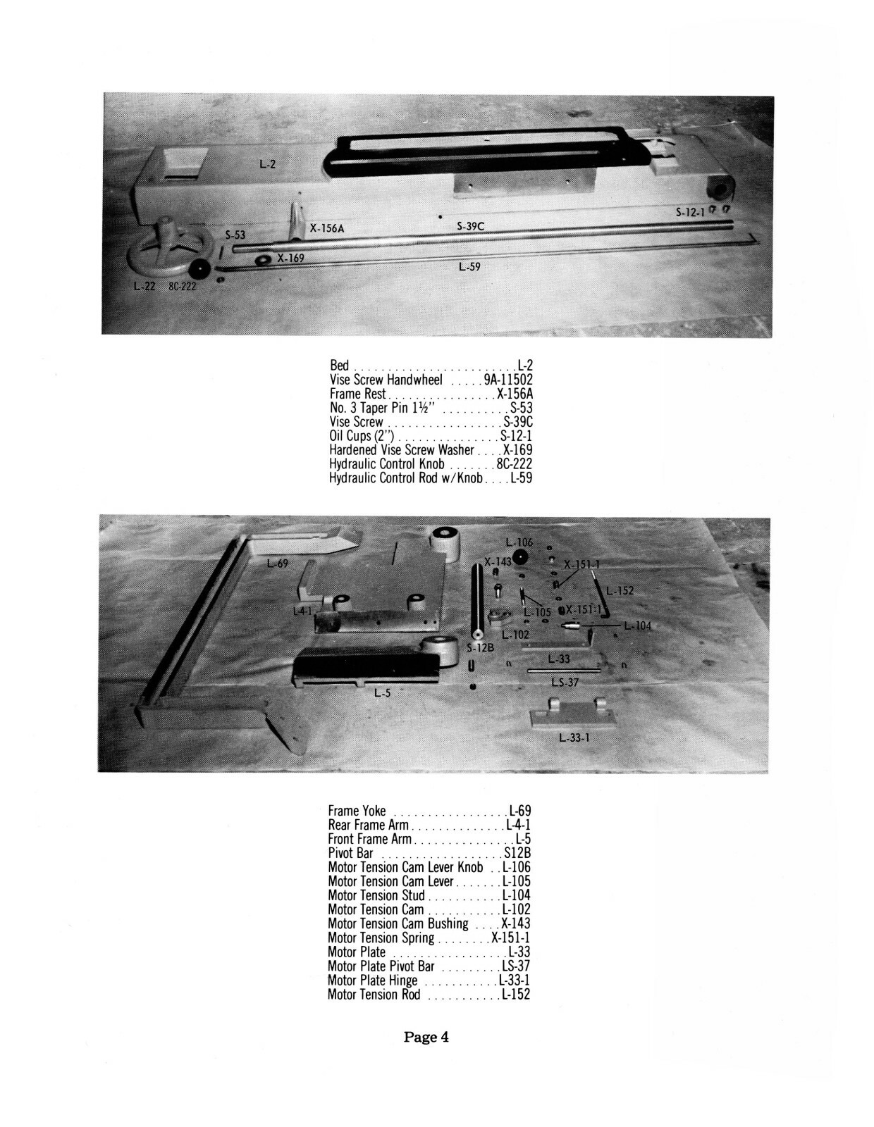 Kalamazoo Model 1220 Horizontal Bandsaw Service Manual & Parts List #1710