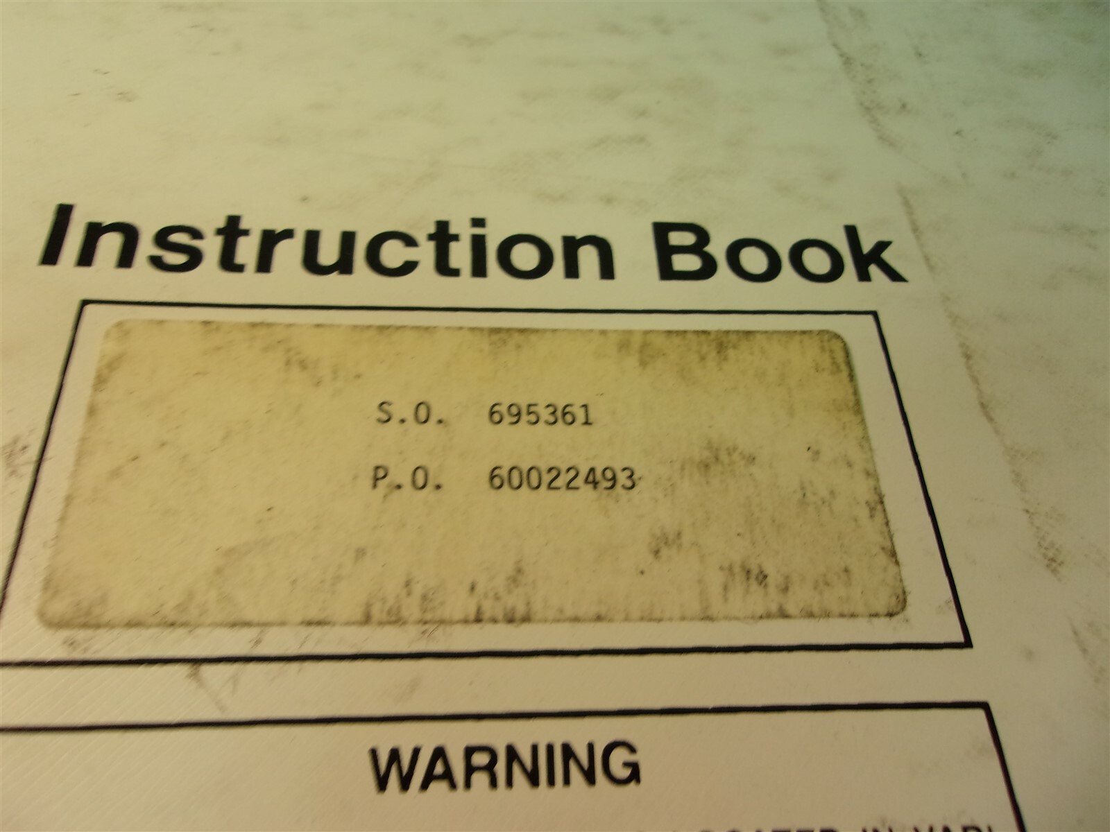 Reliance Electric Instruction Book 695361 60022493 *FREE SHIPPING*