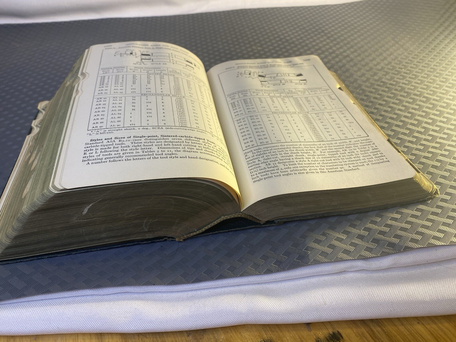1957 MACHINERY’S HANDBOOK 15TH EDITION