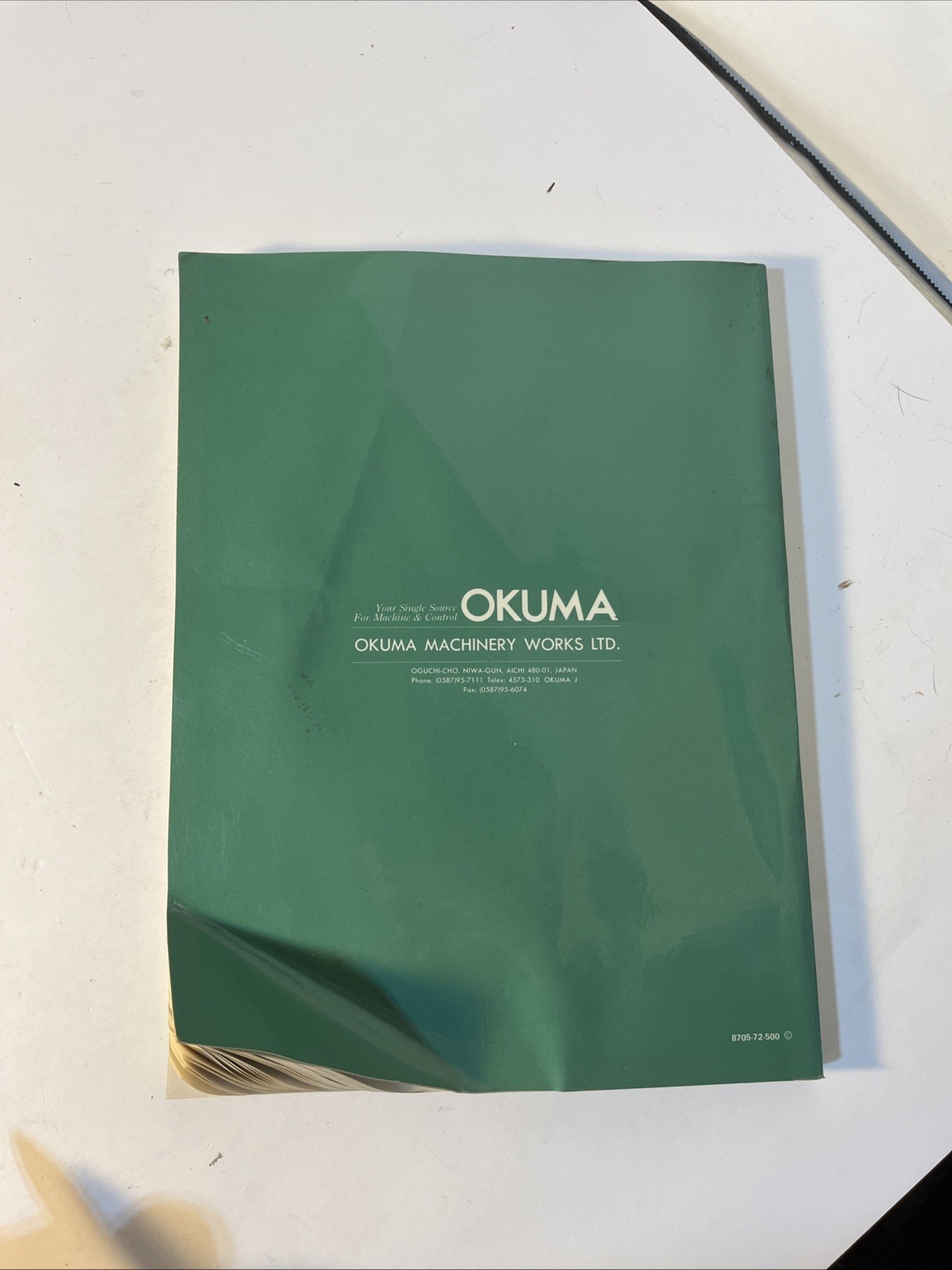 Okuma OSP500L-G/OSP5000L-G CNC Systems Special Functions Manual 2465-E-R3 A2