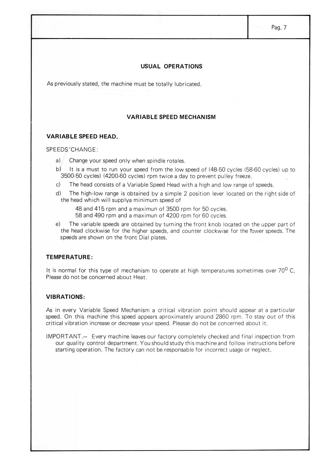 Republic-Lagun FTV-4 Milling Machine Operation, Maintenance, Parts Manual #1542