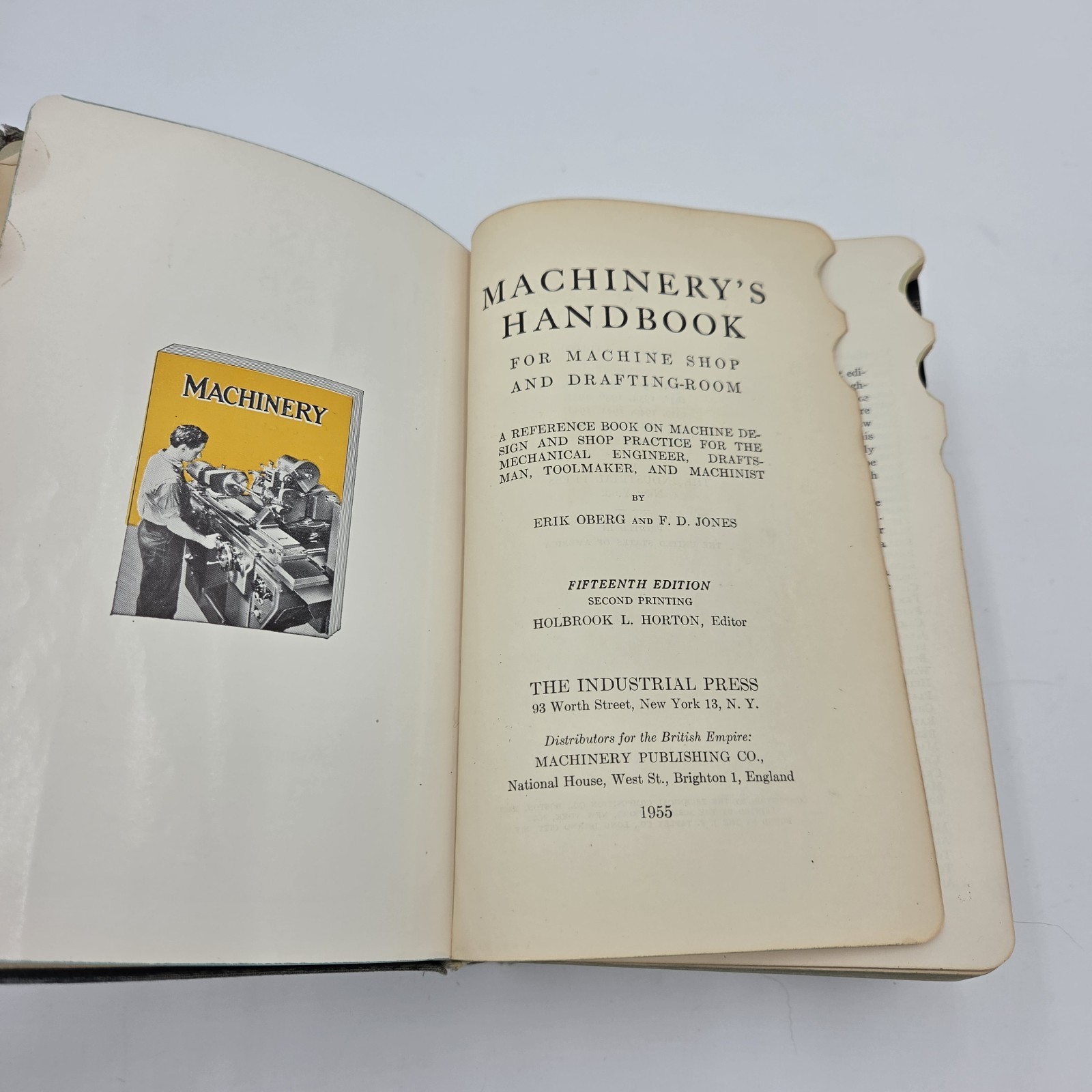 Machinery’s Handbook 15th Edition with The Use of Handbook Tables and Formulas