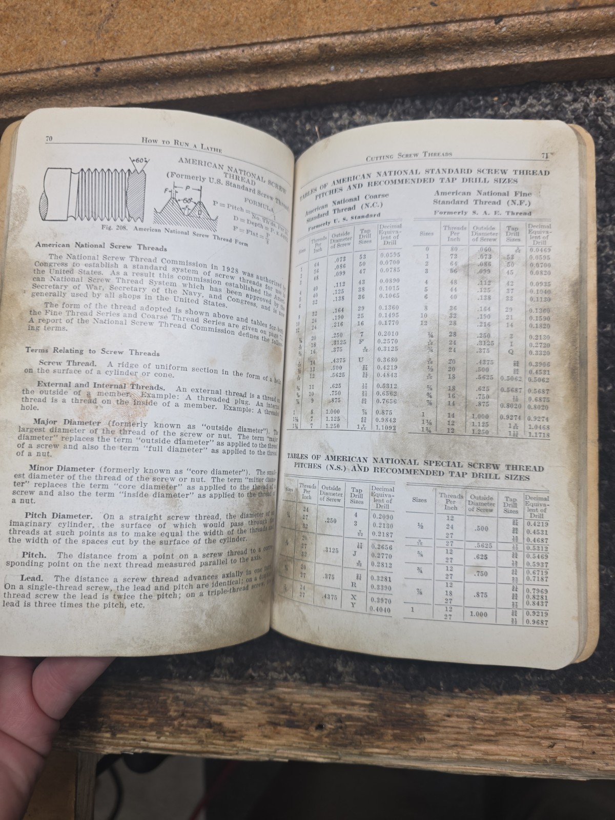How To Run A Lathe 41th Edition 1941 Care And Operation Of Screw Cutting Lathe