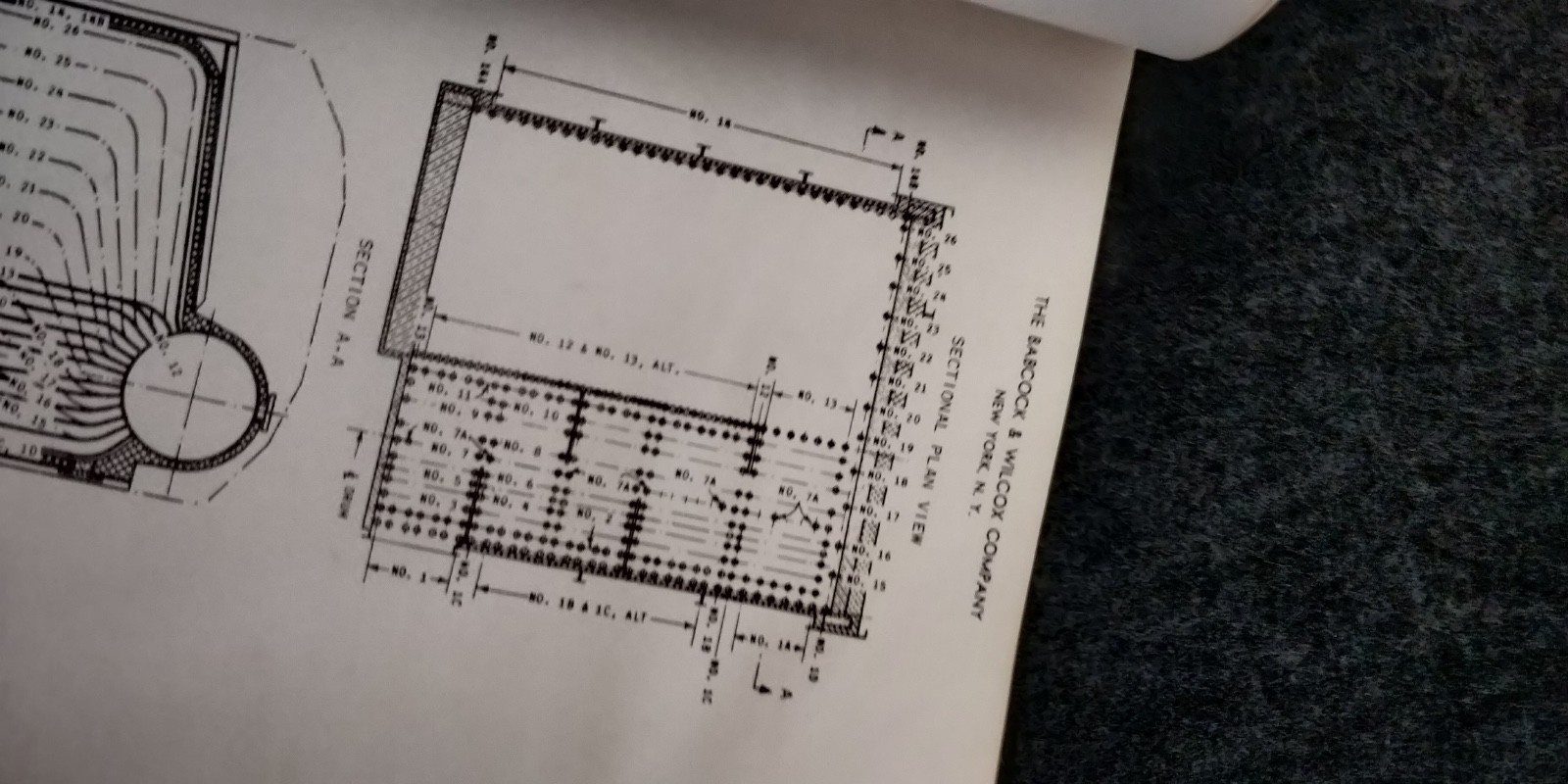 1957 Babcock & Wilcox OPERATING INSTRUCTIONS parts lists PATTON STATE HOSPITAL