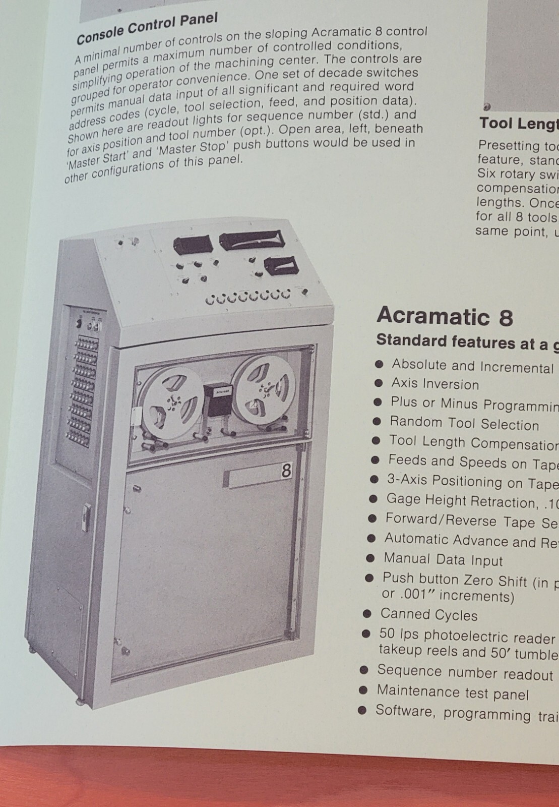 Cincinnati Milacron Cintimatic 3-Axis Turret Machining Center Brochure 1972
