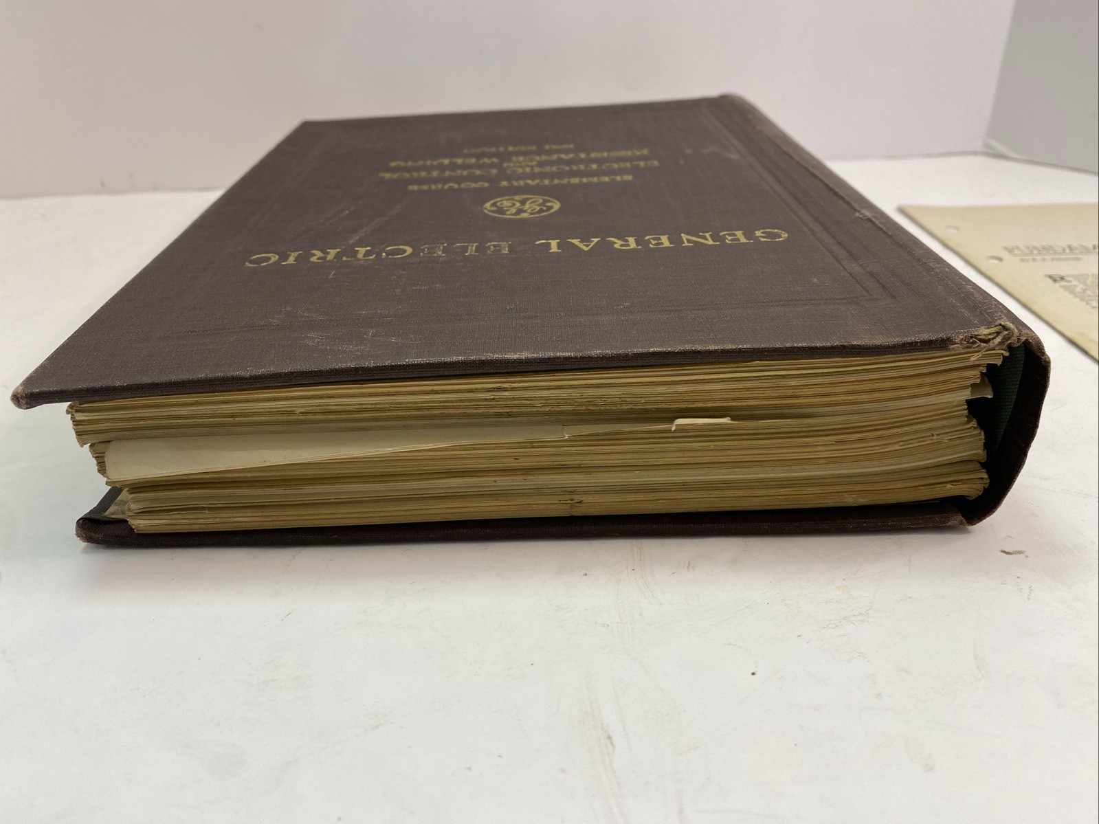 General Electric GE Elementary Course Electronic Control Resistance Welding 1941