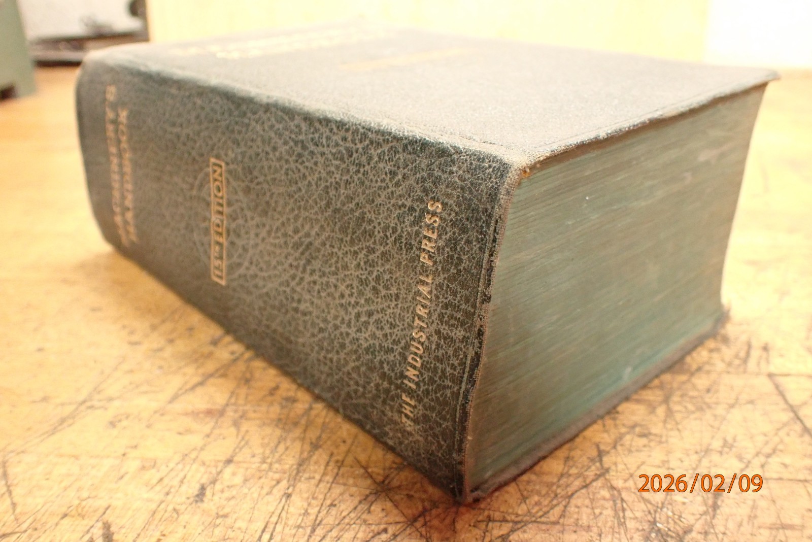 LOT B1: VINTAGE MACHINERY’S HANDBOOK MACHINIST BOOK