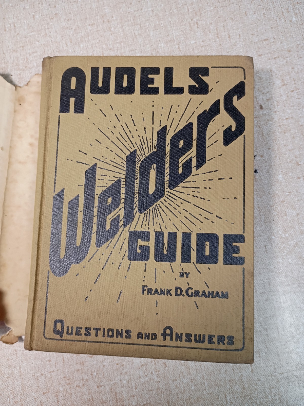 Vintage Audels welders guide welding book