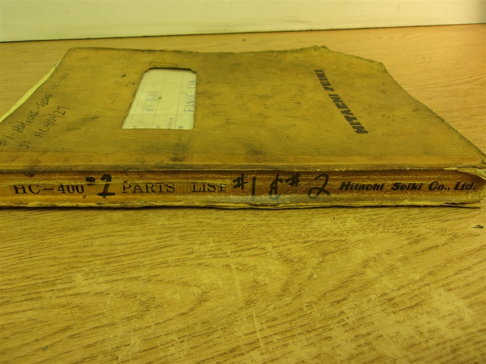 Hitachi Seiki HC-400 Parts List *FREE SHIPPING*